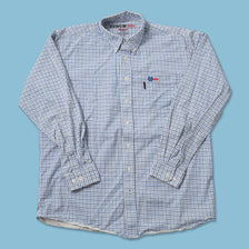 Vintage Checkered Long Sleeve Shirt XLarge 