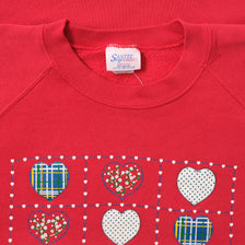 Vintage Hearts Sweater XXLarge 