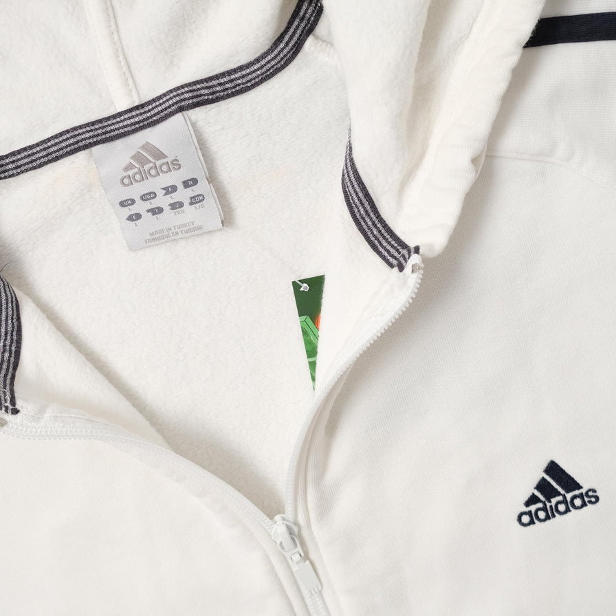 adidas Hooded Sweater Jacket Large 