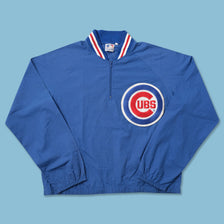 Vintage Chicago Cubs Q-Zip Pullover Medium 