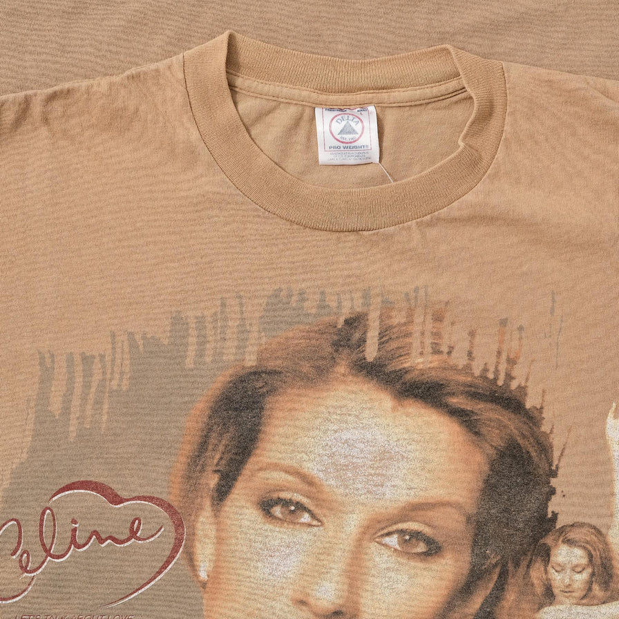1999 Celine Dion Let’s Talk About Love Tour T-Shirt Large 