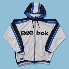 Vintage Reebok Hooded Sweat Jacket Medium 