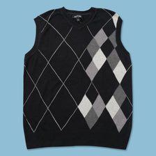 Argyle Knit Vest Medium 