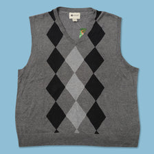 Argyle Knit Vest XXLarge 