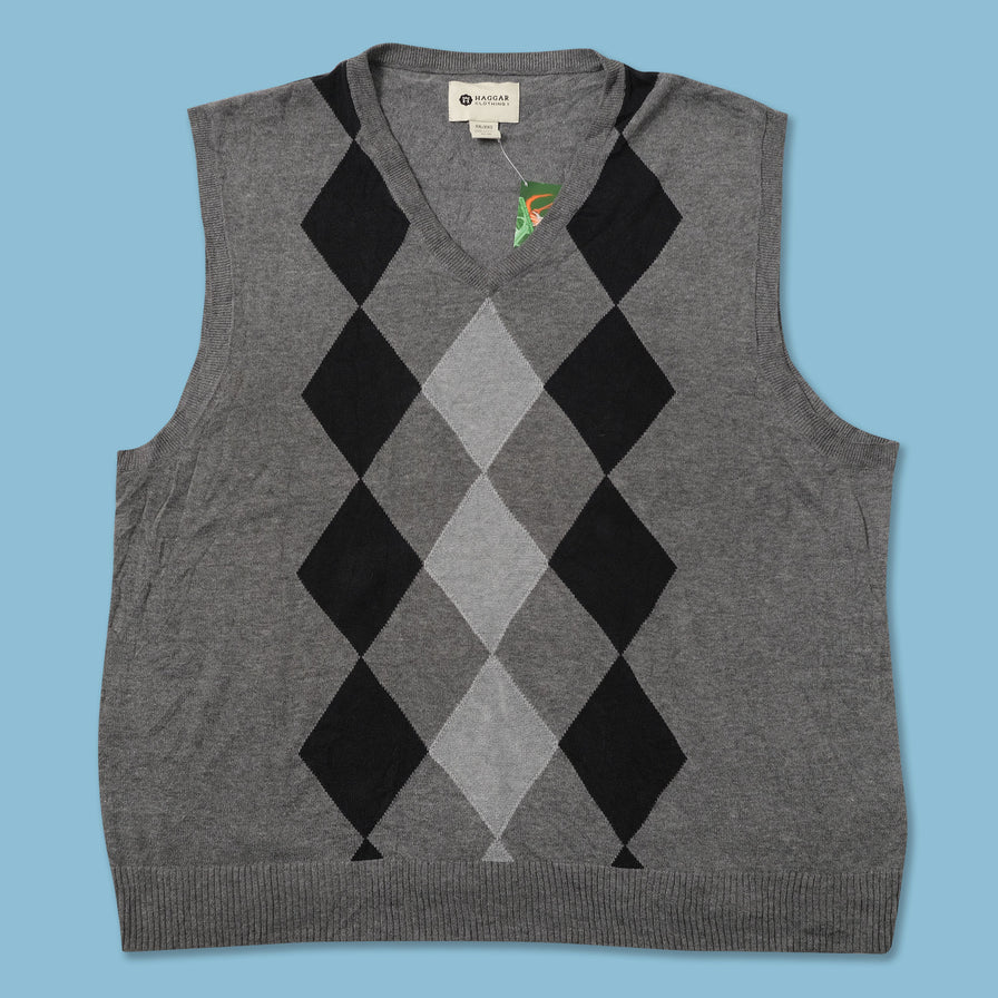 Argyle Knit Vest XXLarge 