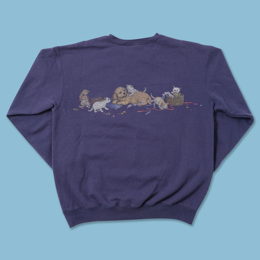 Vintage Animal Sweater Large 