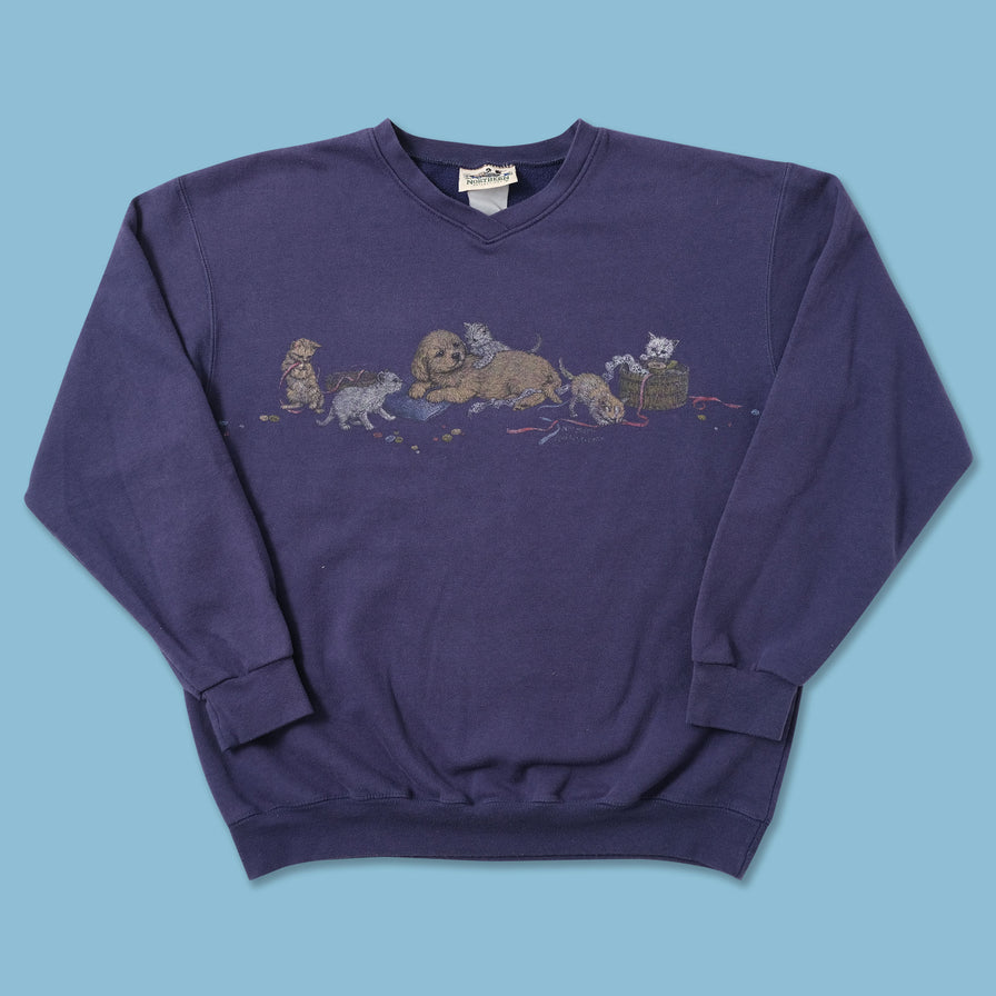 Vintage Animal Sweater Large 