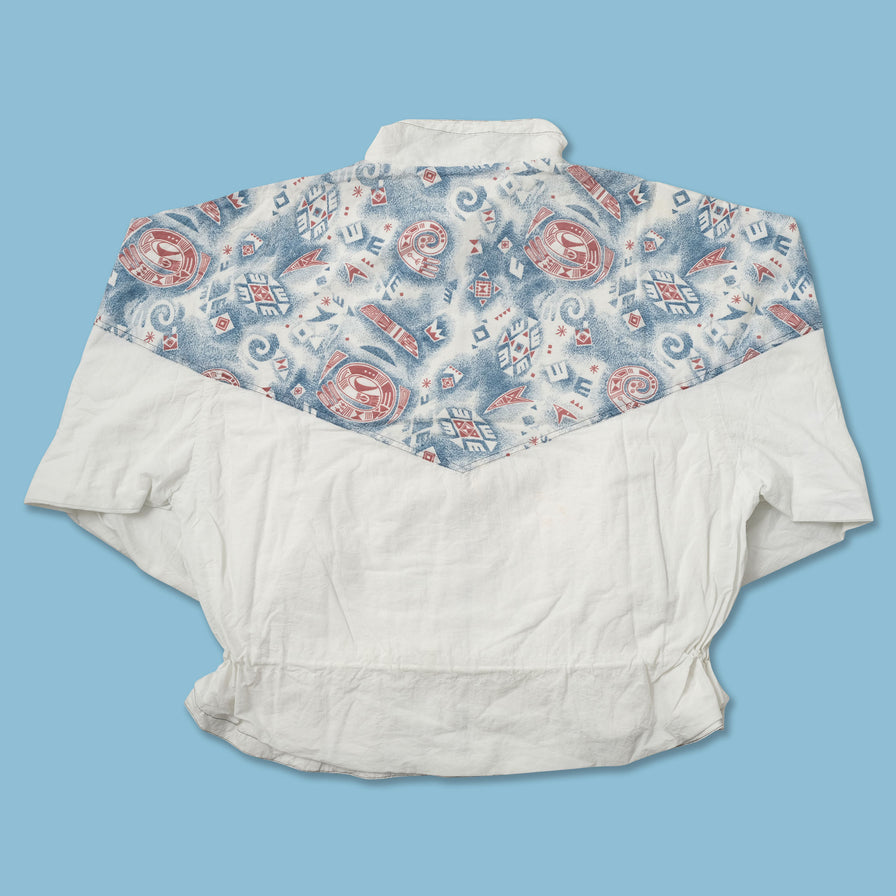 Vintage Pattern Track Jacket Small 