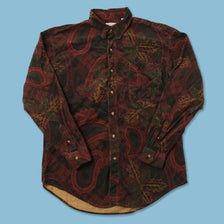 Vintage Cord Pattern Shirt Large 