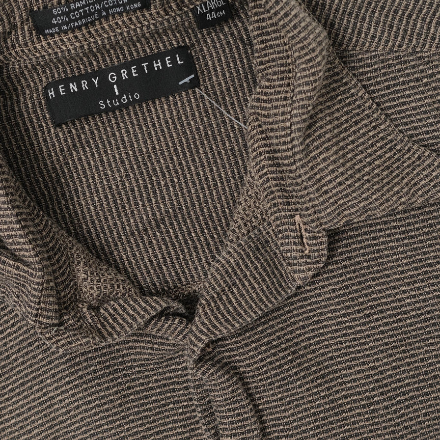 Vintage Ramie Shirt XLarge 