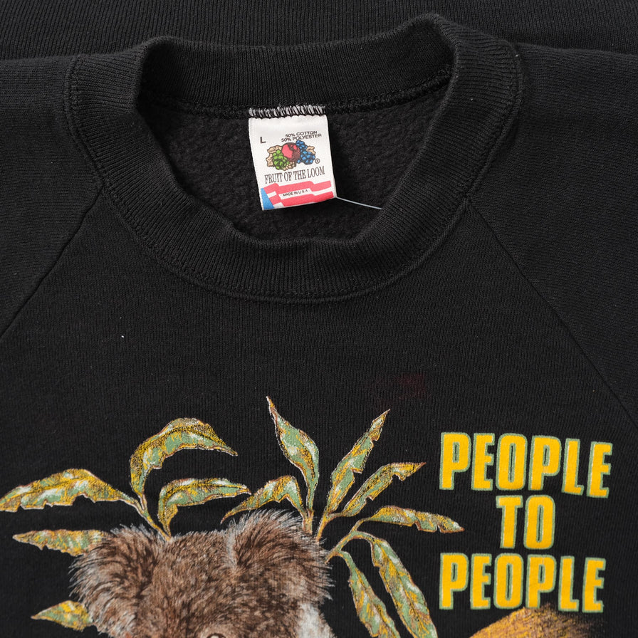 Vintage Koala Sweater Medium 