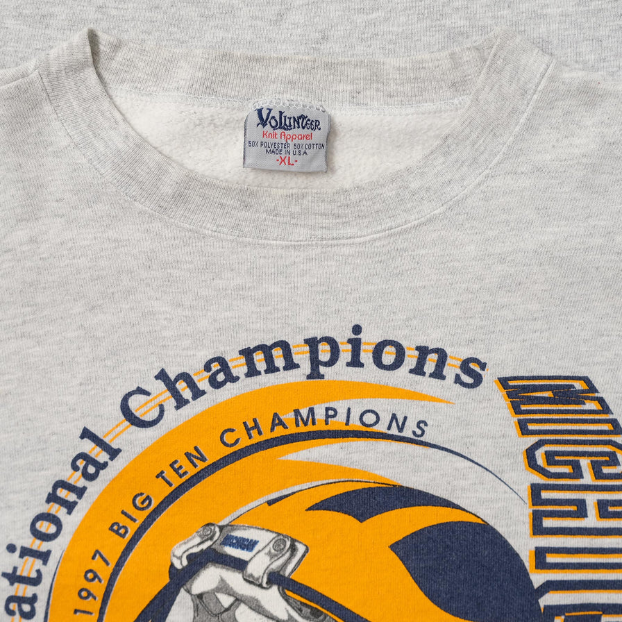 1997 Michigan Wolverines Sweater XLarge 