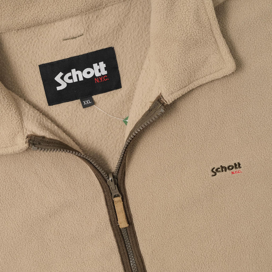 Vintage Schott NYC Fleece Jacket XXLarge 
