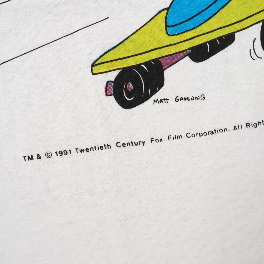 1991 DS Bart Simpson T-Shirt Medium 