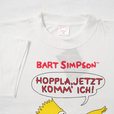 1991 DS Bart Simpson T-Shirt Medium 