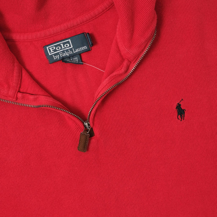 Polo Ralph Lauren Q-Zip Knit Sweater XLarge 