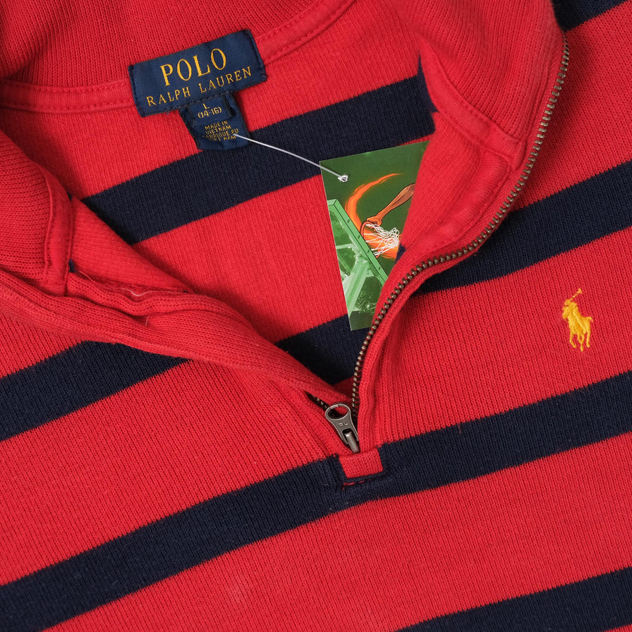 Vintage Women's Polo Ralph Lauren Q-Zip Knit Sweater XSmall 