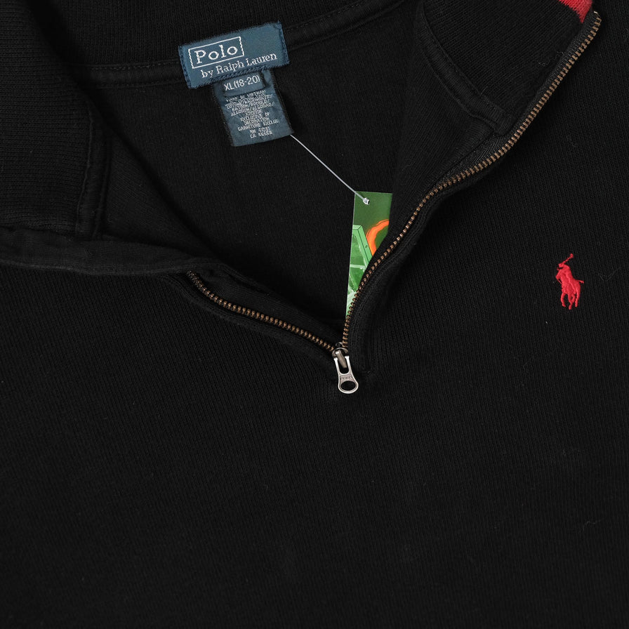 Polo Ralph Lauren Q-Zip Knit Sweater Large 