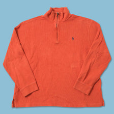 Polo Ralph Lauren Q-Zip Knit Sweater Large 