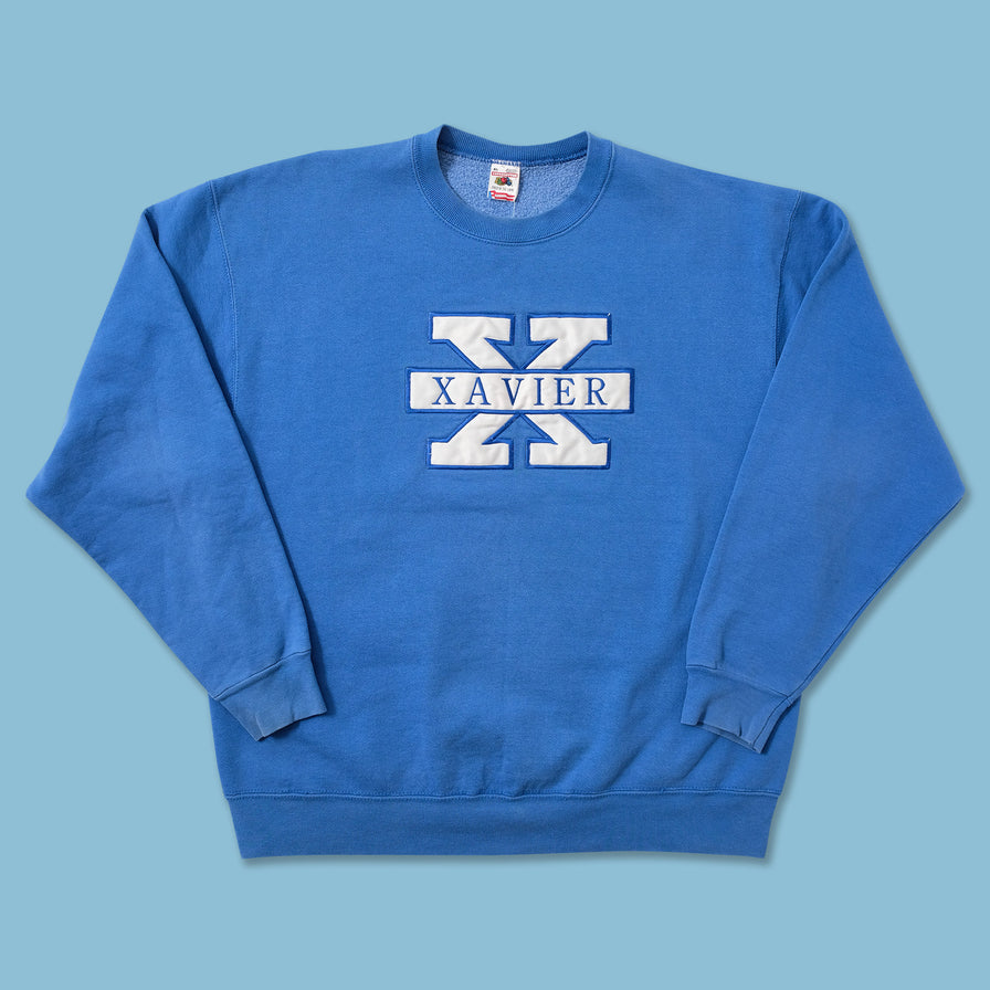 Vintage Xavier University Sweater XLarge 