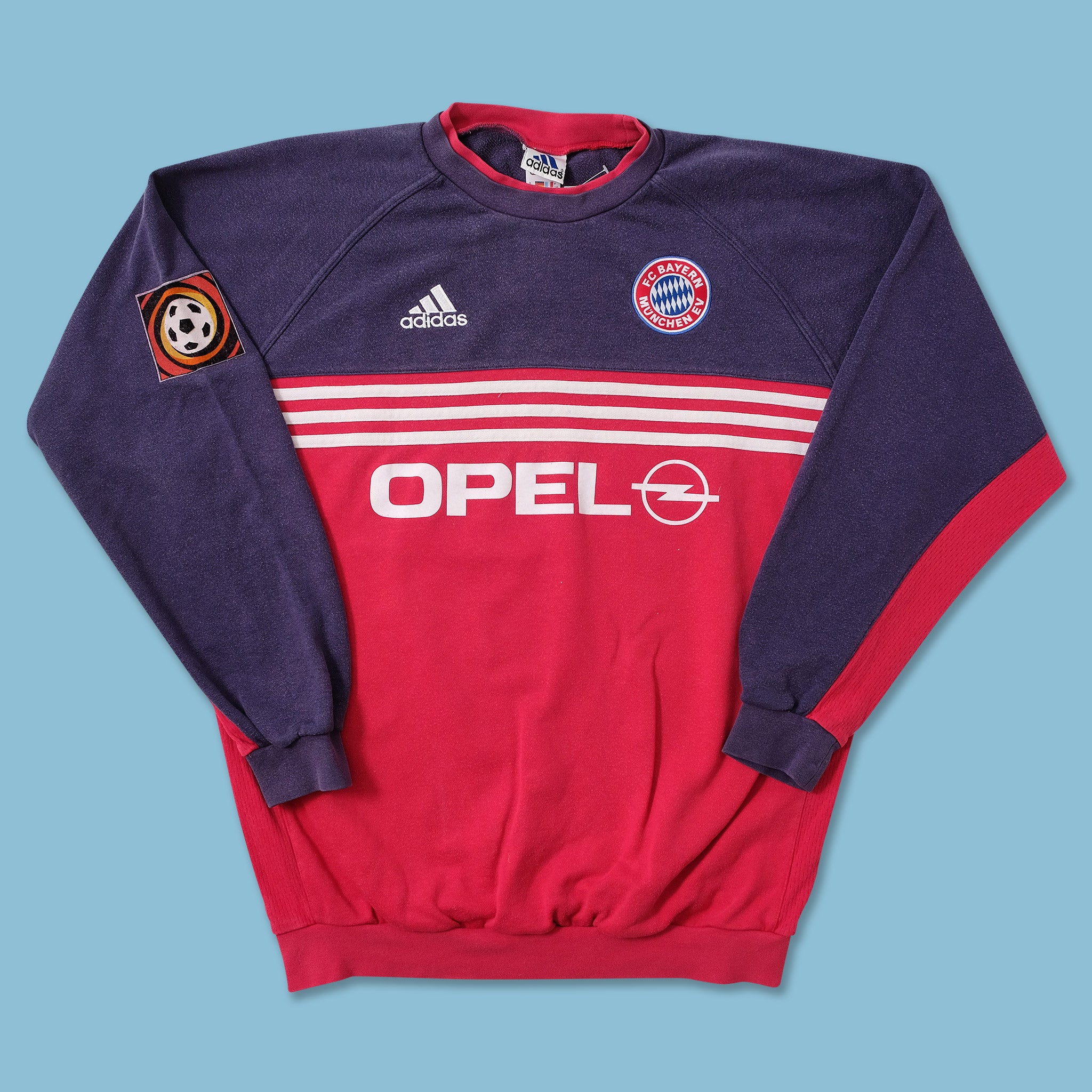 adidasビンテージ FC Bayern München 長袖 Mサイズ Adidas Originals Bayern Munich Track Jacket Vintage Sz S