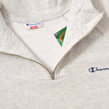 Vintage Champion Q-Zip Sweater Large 