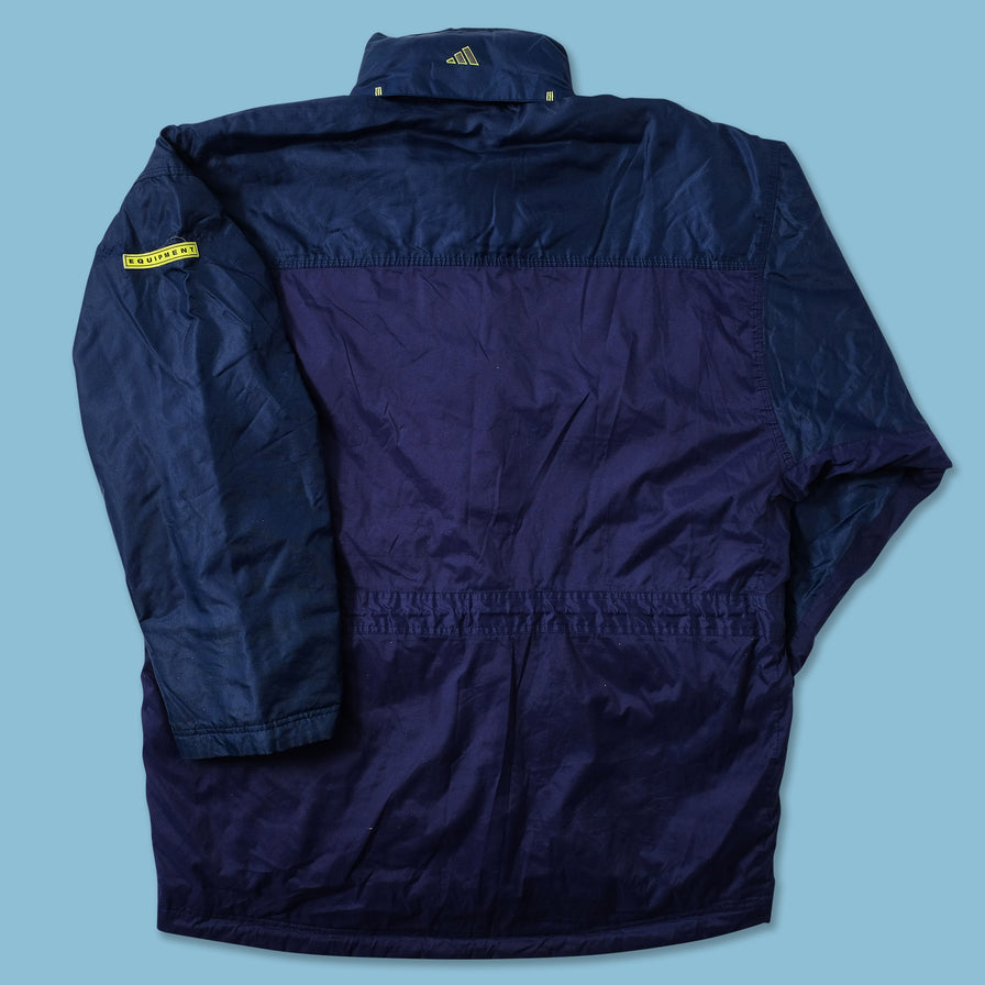 Vintage adidas Equipment Padded Coat Large 
