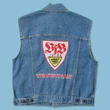Vintage DS VFB Stuttgart Denim Vest Medium 