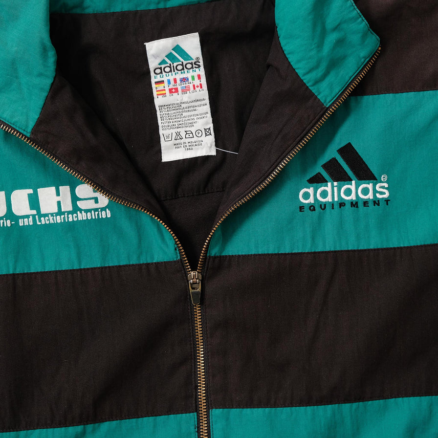 Vintage adidas Equipment Track Jacket Large Double Double Vintage