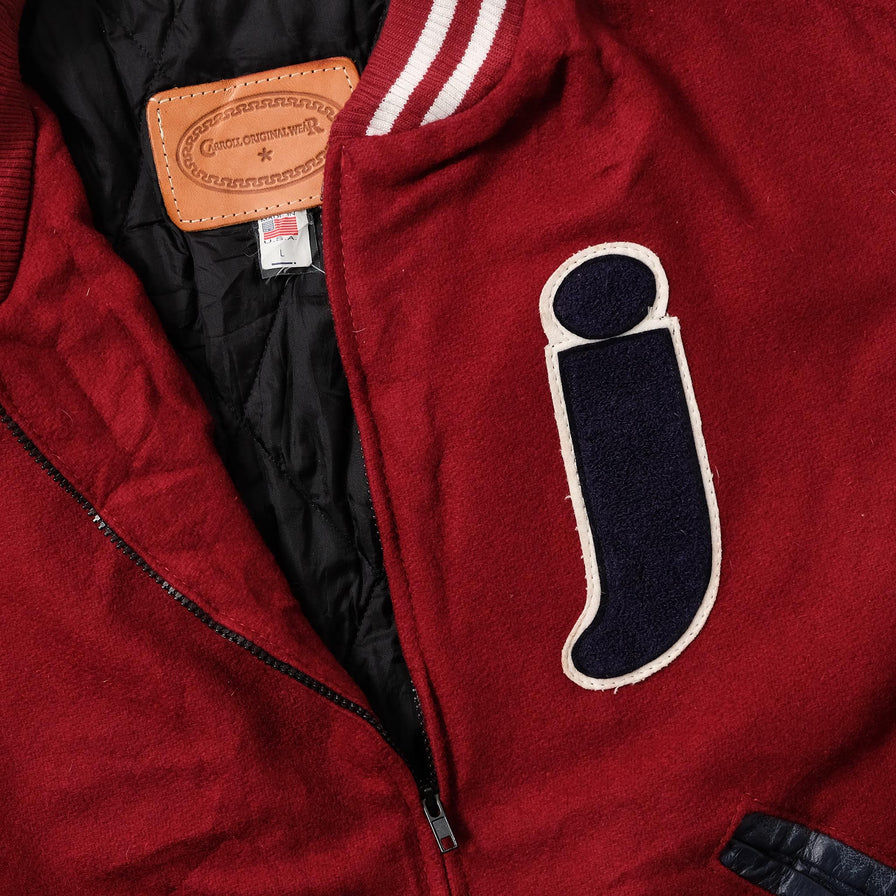 Vintage Wool Leather Varsity Jacket Large 