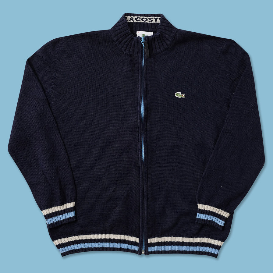 Vintage Women's Lacoste Knit Zip Sweater XSmall 