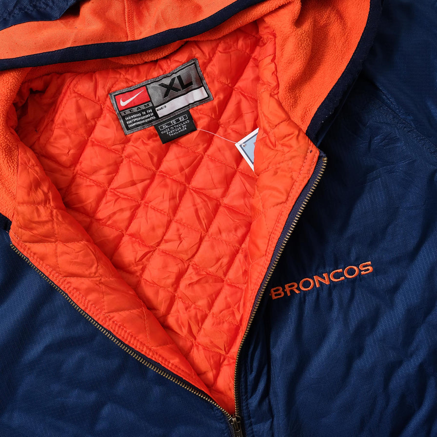 Vintage Nike Denver Broncos Padded Jacket XLarge 