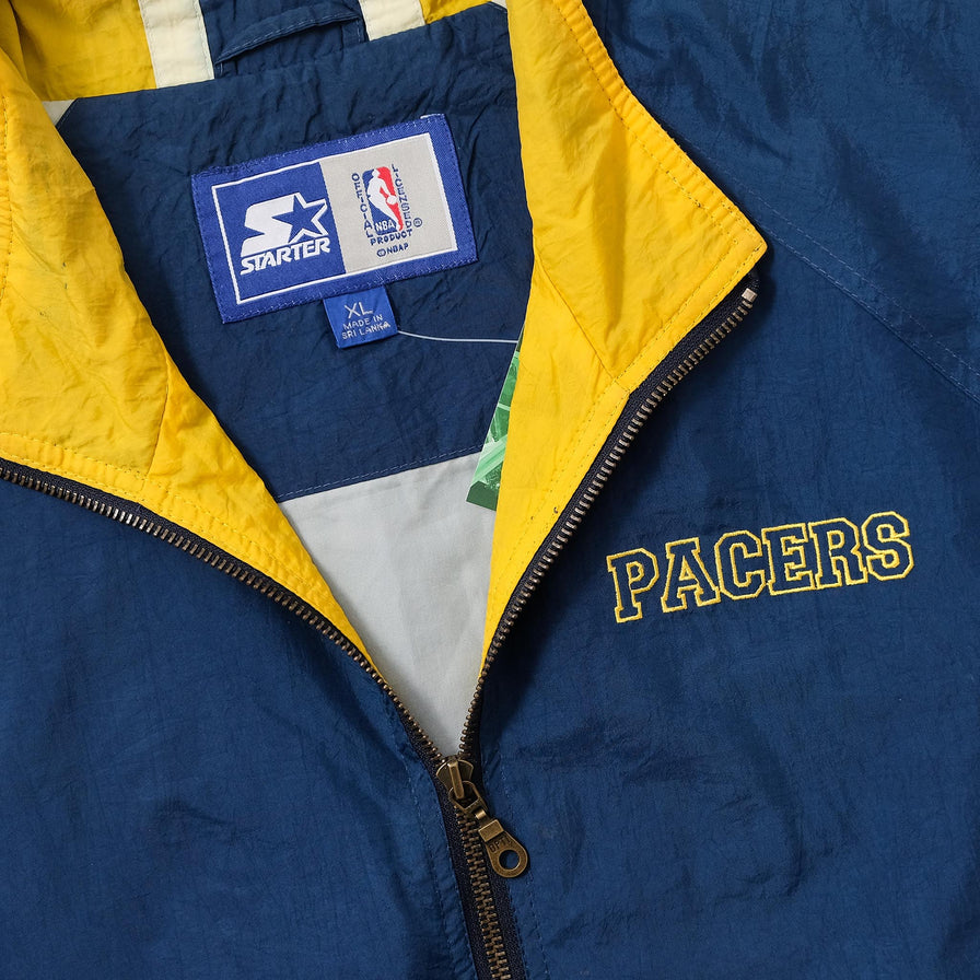 Vintage Starter Indiana Pacers Track Jacket Medium 