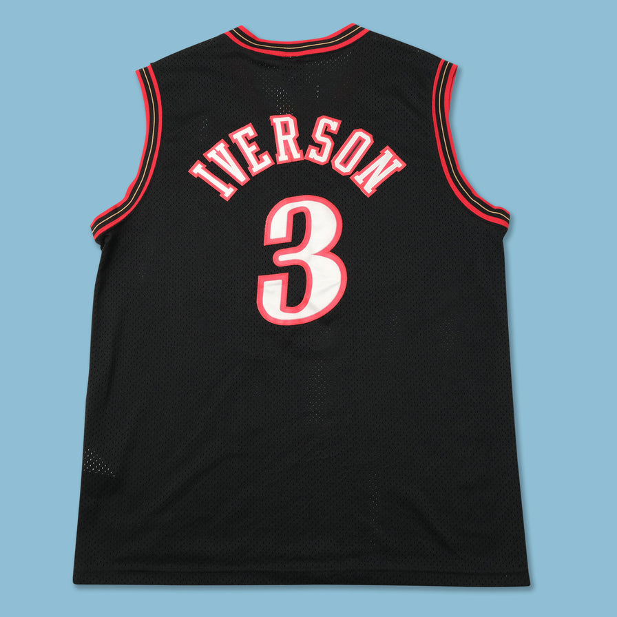 Vintage Philadelphia 76ers Iverson Jersey XLarge 