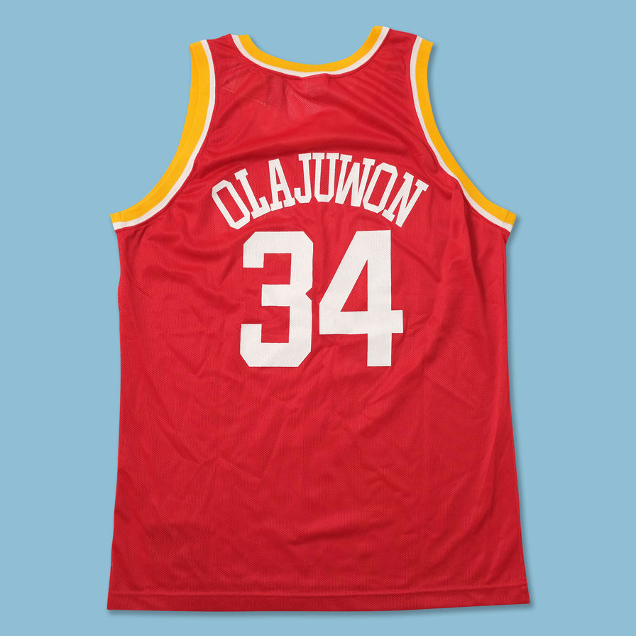 Vintage Houston Rockets Olajuwon Jersey XLarge 