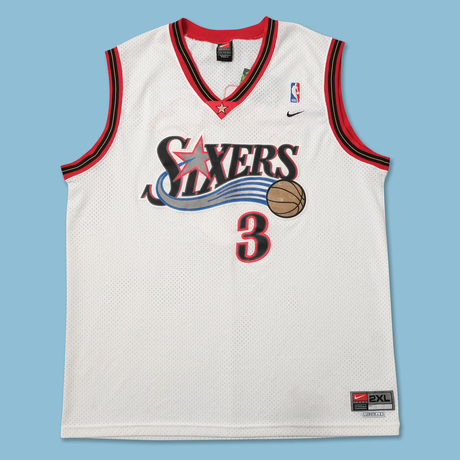 Vintage Philadelphia 76ers Iverson Jersey XXL 