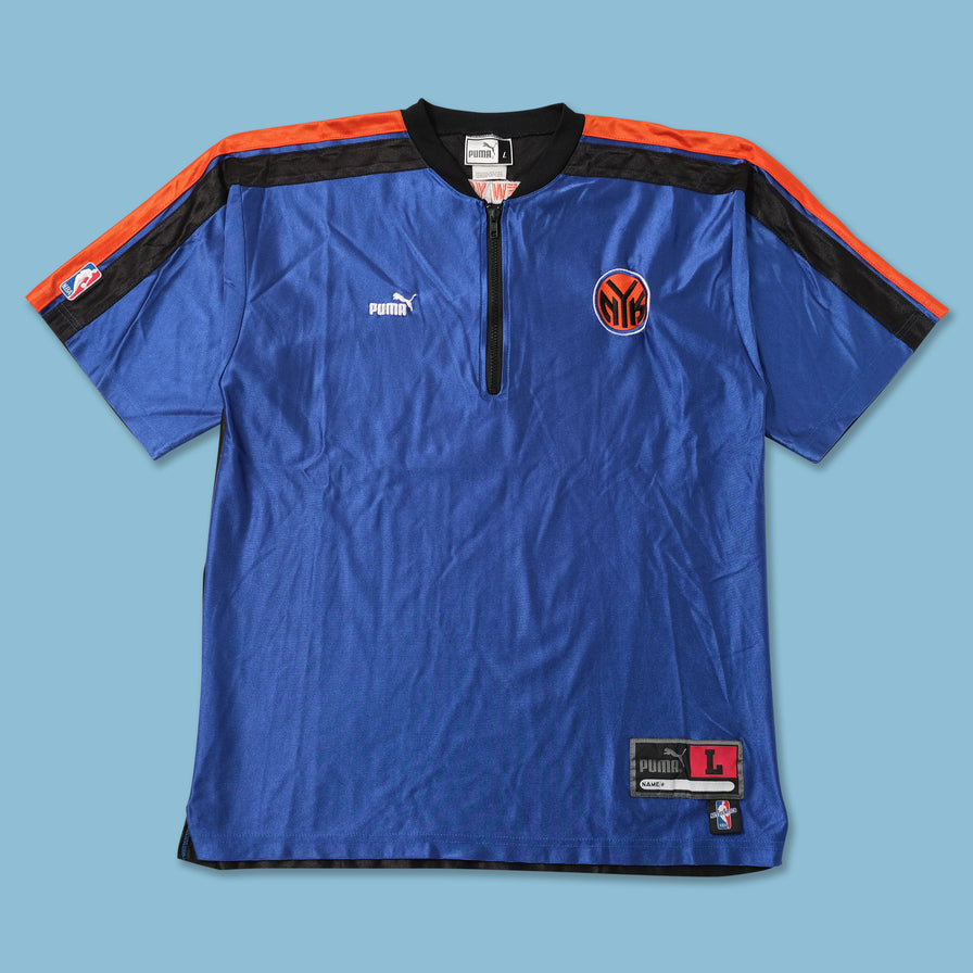 Vintage New York Knicks Shooting Shirt Large 