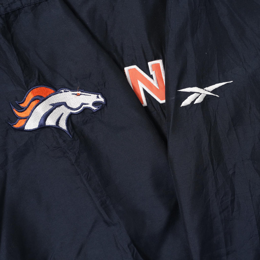 Vintage Reebok Denver Broncos Windbreaker Large 