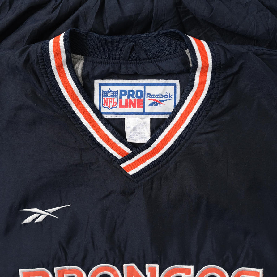 Vintage Reebok Denver Broncos Windbreaker Large 