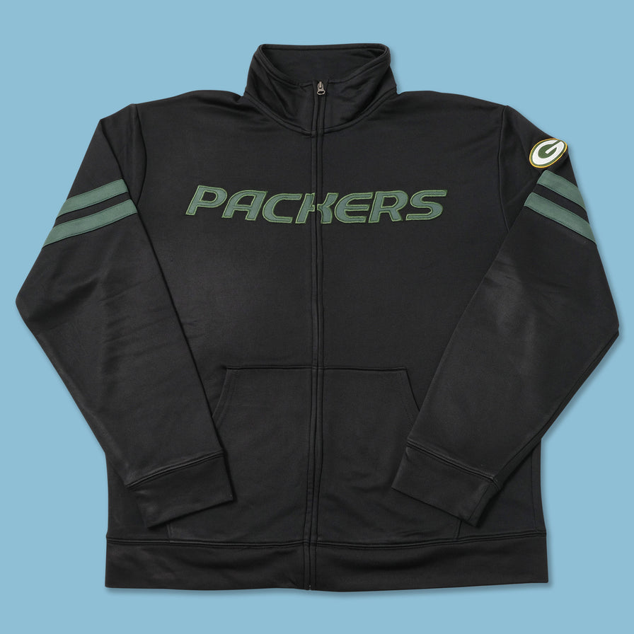 Vintage Greenbay Packers Track Jacket Large 