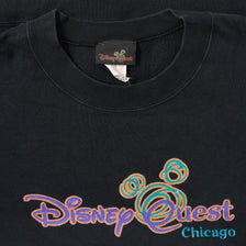Vintage Disney Quest Chicago Sweater Large 