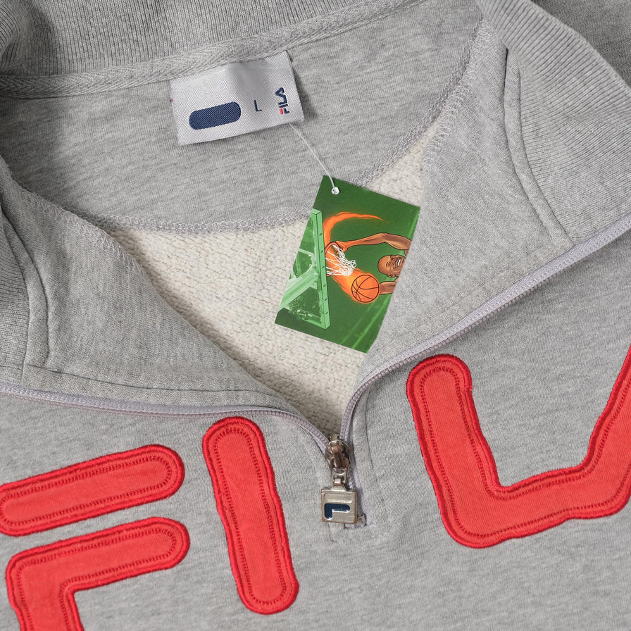 Vintage Fila Q-Zip Sweater Medium 