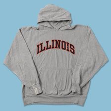 Vintage Illinois Hoody XLarge 
