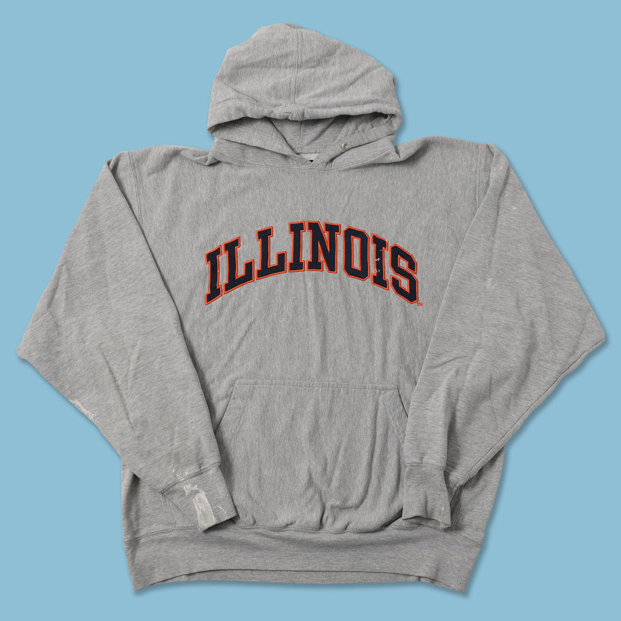 Vintage Illinois Hoody XLarge 