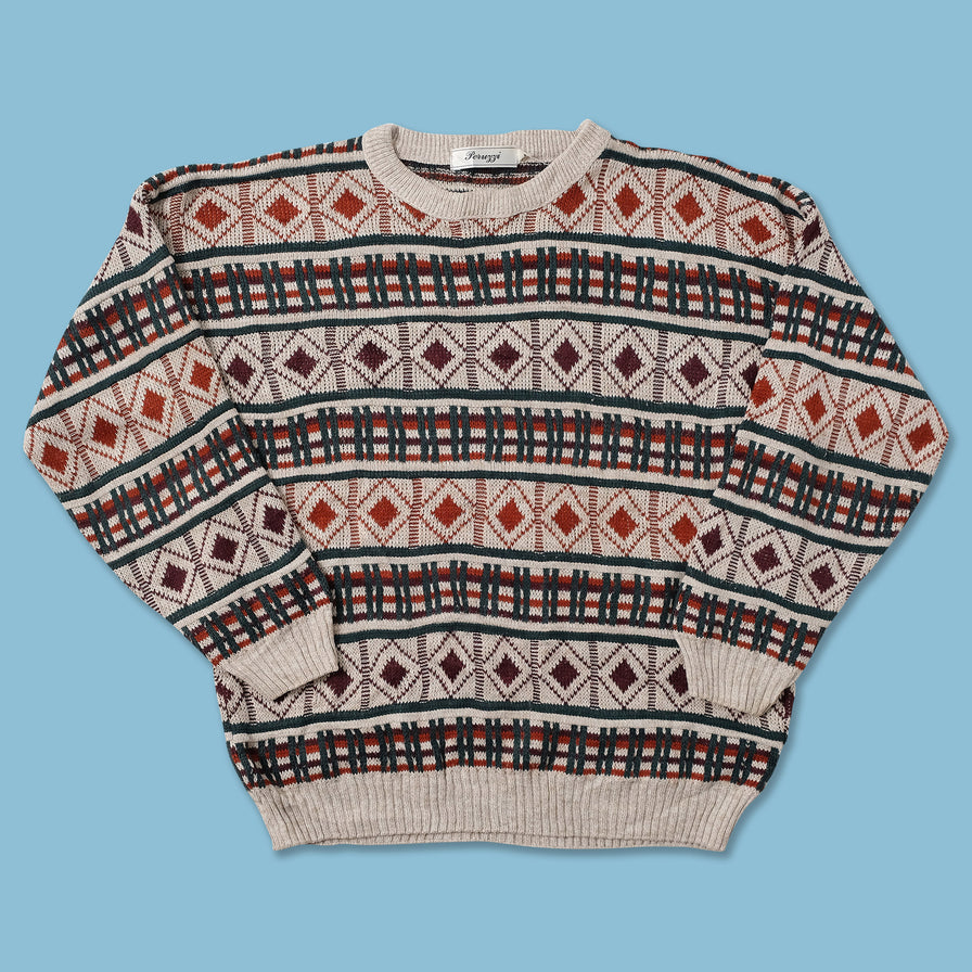 Vintage Knit Sweater Large 