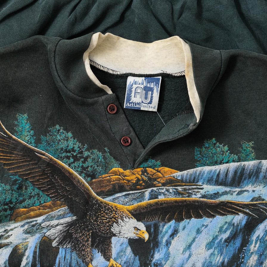 Vintage Eagle Sweater Large 