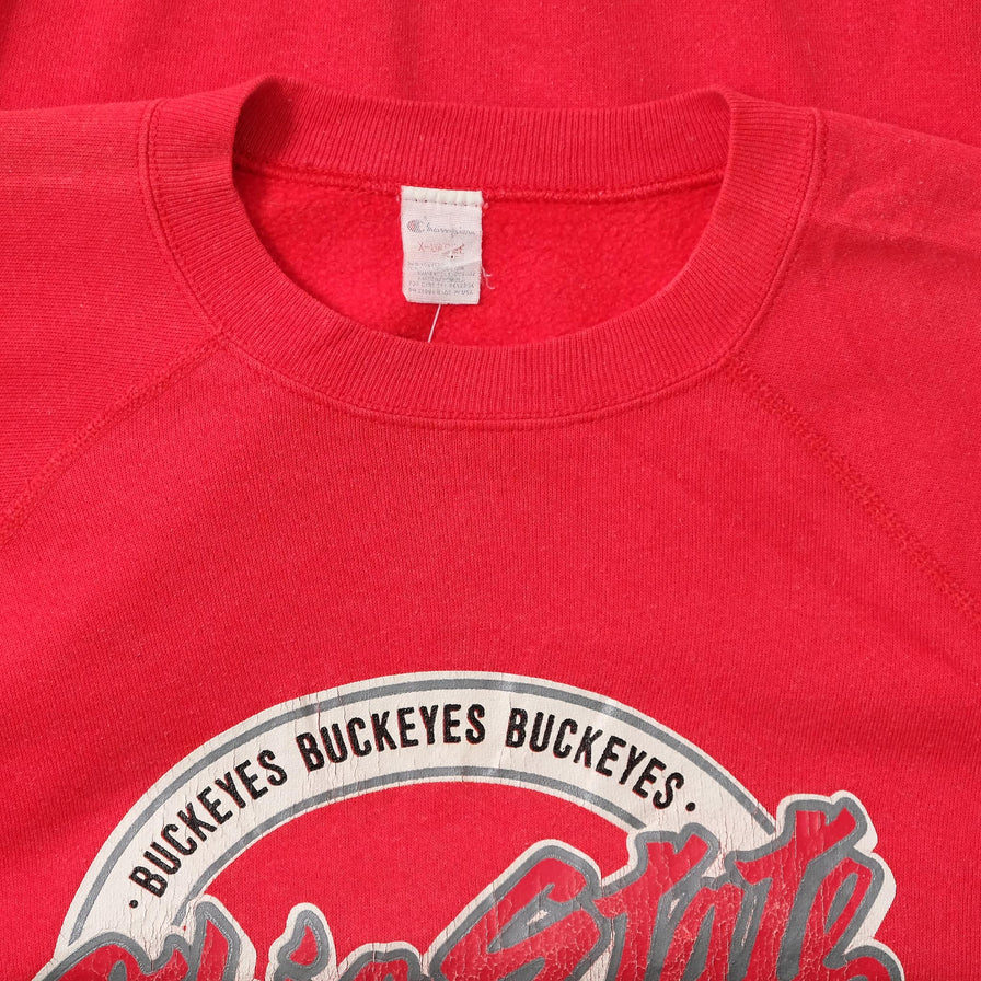 Vintage Champion Ohio State Buckeyes Sweater Large 