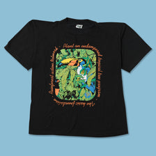 Vintage DS Rainforest Toucan T-Shirt Medium 