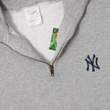 Vintage NY Yankees Q-Zip Sweater Large 