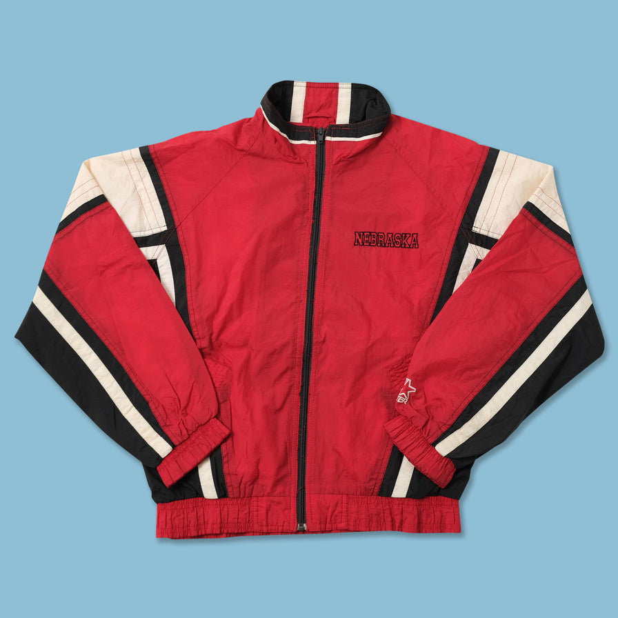 Vintage Starter Nebraska Huskers Track Jacket Small 